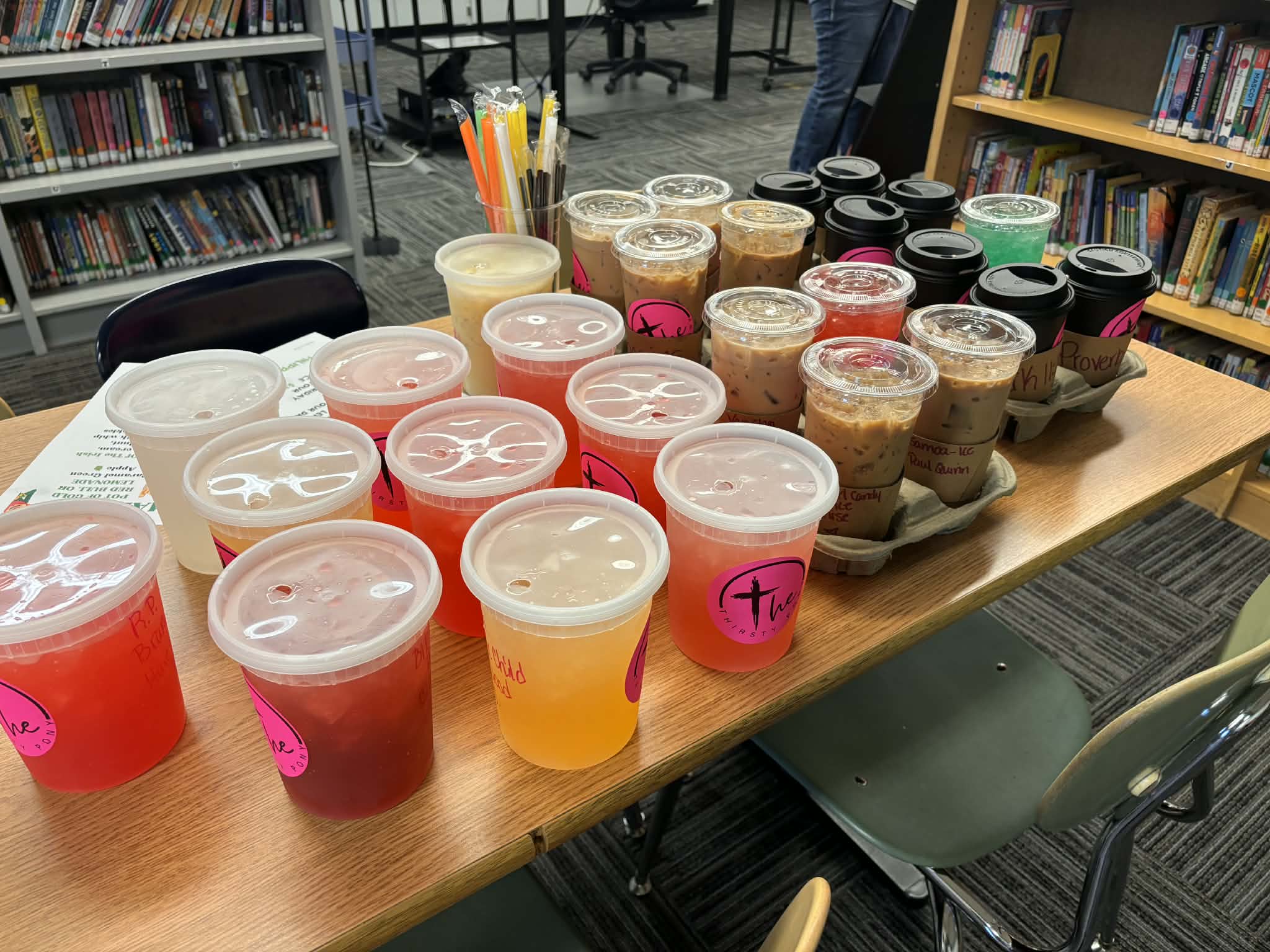 Many drinks